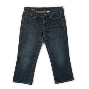 J. CREW Stretch Hipslung dark blue jeans size 28